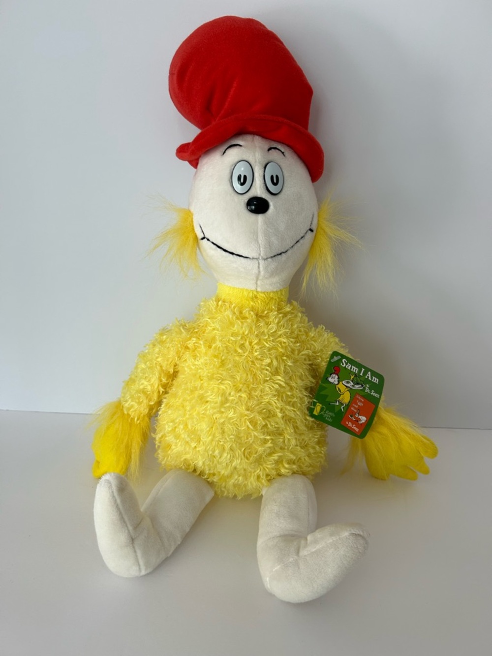 Kohl's Dr. Seuss Sam I Am Yellow Plush with Red Hat